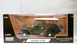 Motor Max - TOYOTA LAND CRUISER FJ40 1974 Vert Foncé. Réf. 79323 Neuf NBO 1/24 - Altri & Non Classificati