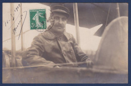 CPA Autographe > Aviateur Pilote Aviation Ducati Carte Photo Double Signature Circulée - Aviators & Astronauts
