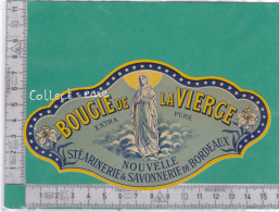 VP 150 ETIQUETTE BOUGIE A LA VIERGE STEARINERIE SAVONNERIE BORDEAUX GIRONDE - Facturen
