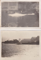 VP154  2 PHOTOGRAPHIES LANCEMENT DU SOUS MARIN CAIMEN CHERBOURG MANCHE 3 MARS 1927 - Facturen