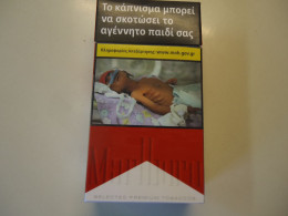 GREECE USED  NEW EMPTY MARLBORO  CIGARETTES BOXES MARLLBORO - Empty Tobacco Boxes