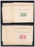 !!! SERIE DES 24 BLOCS DE L'EXPOSITION INTERNATIONALE DE 1937 (SAUF INDE N°2 ET 3) NEUVE ** - 1937 Exposition Internationale De Paris