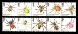 Great Britain 2024 Mih. 5509/18 Fauna. Spiders MNH ** - Ungebraucht