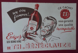 Buvard Vin D'Oranie Réfrigéré Th. Sénéclauze - A