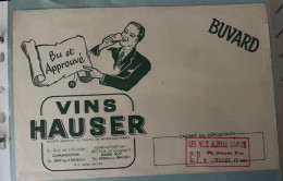 Buvard Vin Hauser, Bu Et Approuvé. - A