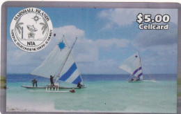 MARSHALL ISLANDS - Sailing, NTA Prepaid Card $5, Used - Marshall Islands