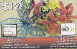 MARSHALL ISLANDS - Flowers, NTA Prepaid Card $10, Exp.date 23/06/18, Used - Marshall Islands