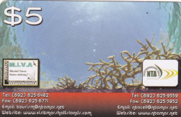 MARSHALL ISLANDS - Underwater, NTA Prepaid Card $5, Exp.date 31/08/16, Used - Marshall Islands