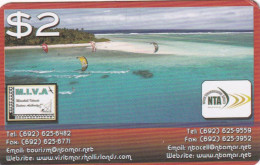 MARSHALL ISLANDS - Beach, NTA Prepaid Card $2, Exp.date 11/11/24, Used - Marshall Islands
