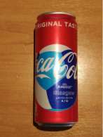 Lattina Italia - Coca Cola - UEFA 2020 Ed Limitata Glasgow 8-12  ( Vuota ) - Scatole E Lattine In Metallo