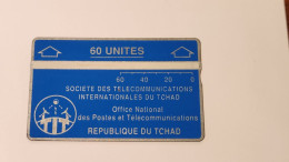CHAD-(TD-ONP-0012-(908C)-CHD-5c)-BLUE-(1)-(60Units)-(908C14490)-(8/1989)-(tirage-6.000)-used - Chad