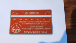 CHAD-(TD-ONP-0015-(009B)-CHD-6B)-RED-(3)-(120Units)-(009B50242)-(9/1990)-(tirage-8.000)-used - Chad