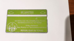CHAD-(TD-ONP-0016-(105B)-CHD-7)-GREEN-(4)-(30Units)-(105B05797)-(5/1991)-(tirage-14.000)-used - Chad