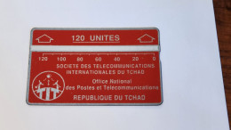 CHAD-(TD-ONP-0020-(244C)-CHD-6C)-RED-(12)-(120Units)-(244C02718)-(4/1992)-(tirage-16.000)-used - Chad