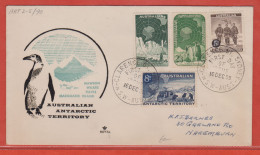 ANTARCTIQUE AUSTRALIEN LETTRE FDC DE 1959 - FDC