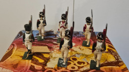 EMPIRE Soldats Plomb Napoléon Georges Munckle (GM) Lot De 6 - Soldatini Di Piombo