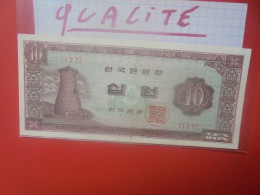 COREE (Sud) 10 WON 1962-65 Circuler Belle Qualité (B.35) - Corea Del Sud