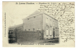 Sint-Lievens-Houtem   Hauthem Saint Liévin  De Gemeenteschool  L'Ecole Communale      Edit D Hendrix Antwerpen - Sint-Lievens-Houtem