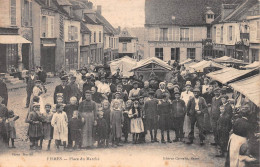 Delcampe - FISMES (Marne) - Place Du Marché - Boucherie, Pharmacie, Boulangerie - Fismes