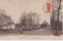 Delcampe - MENNECY PLACE DE LA GARE - Mennecy