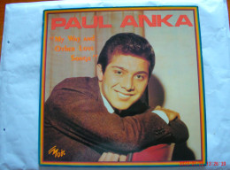 33T  PAUL ANKA  MY WAY AND OTHER LOVE SONGS CHEZ MODE MD 9020 DISQUE VINYL COULEUR JAUNE - Hard Rock & Metal