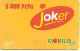 CAMEROUN : CAM01 5000 Fcfa Joker Mobilis Orange ( Batch: 10100054260) USED - Camerún