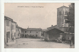Delcampe - CP 38 DIEMOZ Place De L'église - Diémoz