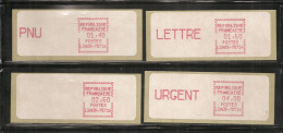France, Distributeur, 27, 28, 29, 30, LSA 05, 4 Timbres Avec Support, 75724, Neuf **, TTB - 1981-84 Types « LS » & « LSA » (prototypes)