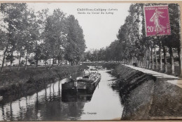 Delcampe - Chatillon Coligny        (peniche Arken Binnenvaart) - Hausboote