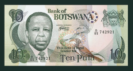 # # # Banknote Botswana 10 Pula 1999 (P-20) UNC # # # - Botswana