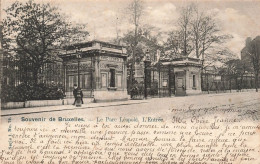 BELGIQUE - Souvenir De Bruxelles - Le Parc Léopold - L'entrée - Vue Panoramique - Animé - Carte Postale Ancienne - Forêts, Parcs, Jardins