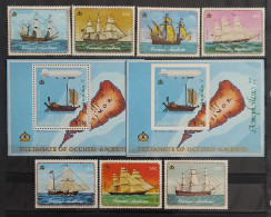 SULTANATO FICTICIO DE OCCUSSI AMBENO-BARCOS- SERIE DE  7 VALORES Y HOJAS PERF Y NO PERF.- MNH** - Timor Oriental