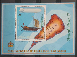 Barcos- Serie Emitida Por El Sultanato Ficticio De Occussi Ambeno- HOJAS PERF. Y NO PERF. MNH** - Timor Oriental