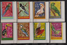 SULTANATO  FICTICIO DE OCCUSSI AMBENO-PAJAROS. SERIE DE 7 VALORES PERF. MNH++ - Timor Oriental