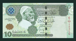 # # # Banknote Libyen (Libya) 10 Dinars 2008 (P-70) UNC # # # - Libya