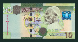 # # # Banknote Libyen (Libya) 10 Dinars 2011 (P-73) UNC # # # - Libya