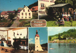 MÜHLEN, PENSION MORHOF, CHURCH, TOWER, BEACH, RESORT, CHILDREN, POSTCARD, AUSTRIA - Neumarkt