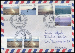 1987, Australische Gebiete In Der Antarktis, 74-78, Brief - Altri & Non Classificati