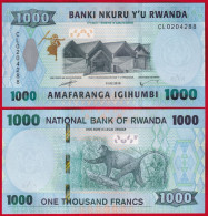Rwanda 1000 Francs 2019 P-39 UNC - Rwanda