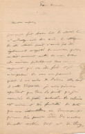 Léonce Élie De BEAUMONT Géologue Andreossy Dufrénoy Lettre Autographe Signée Géologie - Inventors & Scientists