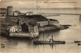 Delcampe - CPA AK Brest Le Semaphore Et L'Entree Du Port LIGHTHOUSES (1219706) - Faros