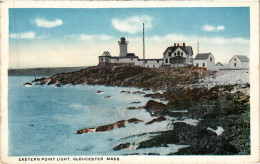 Delcampe - CPA AK Eastern Point Light. Gloucester. Mass LIGHTHOUSES (1219684) - Faros