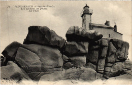 Delcampe - CPA AK Ploumanach Les Rochers Au Phare LIGHTHOUSES (1219681) - Faros