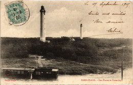 Delcampe - CPA AK Paris-Plage Les Phares Et Tramway LIGHTHOUSES (1219674) - Faros