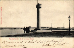 Delcampe - CPA AK Vue De L'ancien Et Du Nouveau Phare LIGHTHOUSES (1219641) - Faros