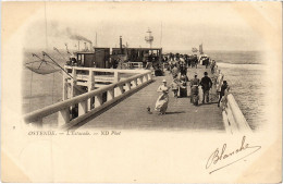 Delcampe - CPA AK Ostende L'Estacade LIGHTHOUSES (1219640) - Faros