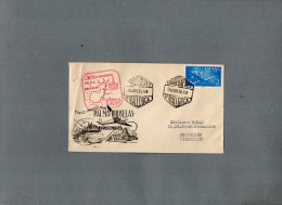 TB 4980 - 1956 - Espagne - AVIACION - Vuelo Inaugural PALMA DE MALLORCA - BRUSELAS ( Bruxelles Belgique ) - Briefe U. Dokumente