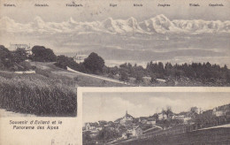 SUISSE - Evilard - Panorama Des Alpes - Evilard