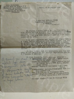 Letter Autograph Poland Polska LEON SLIWINSKI World War Prisons Request Chrzanowski Rumbowicz Korycki Ryl 1946 - Schilders & Beeldhouwers