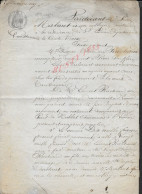 Delcampe - SAINT LEONARD 87 PIERRE BUFFIERRE ACTE DE 1867 3 PAGES : - Manuscrits